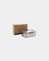 Lunchbox waterdicht gerecycled rvs 0,8L om te personaliseren