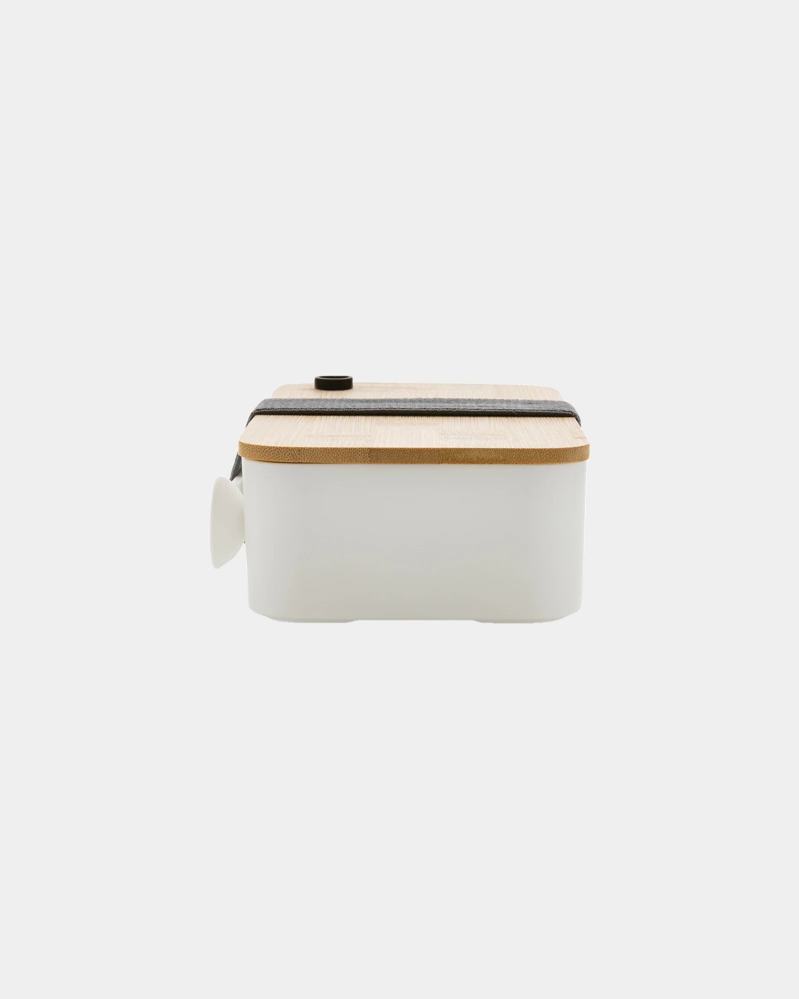Lunchbox gerecycled RCS bamboe deksel om te personaliseren