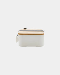 Lunchbox gerecycled RCS bamboe deksel om te personaliseren