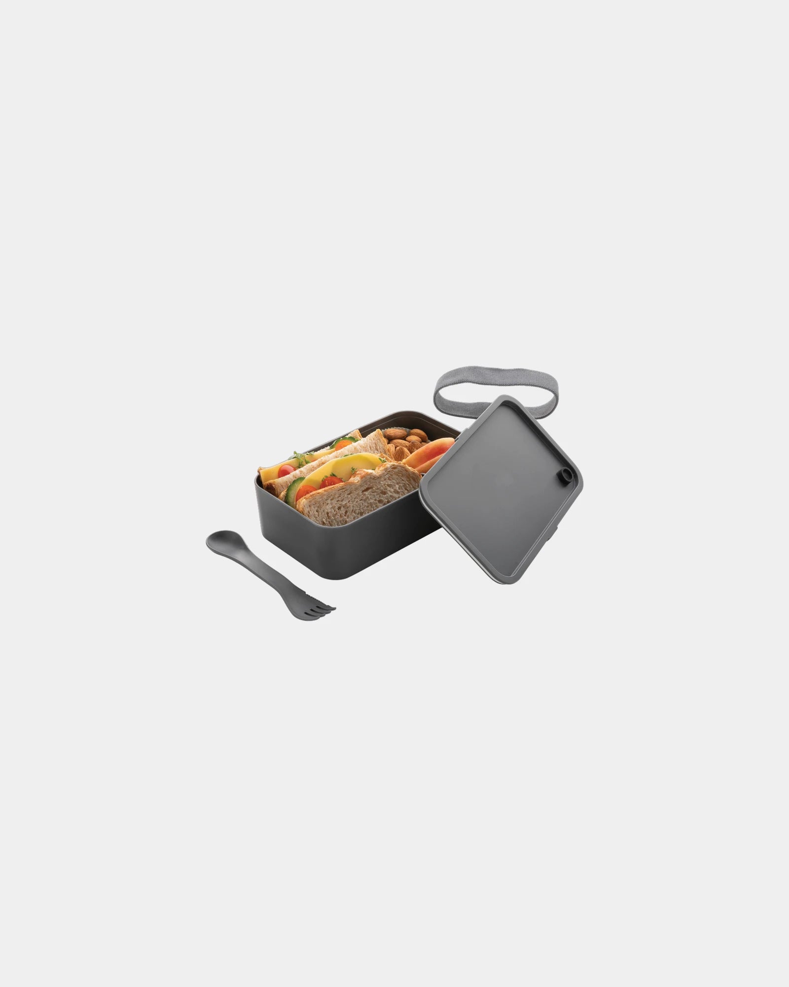 Lunchbox PP 0,8L met vork-lepel om te personaliseren - 2