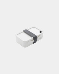 Lunchbox PP 0,8L met vork-lepel om te personaliseren - Wit