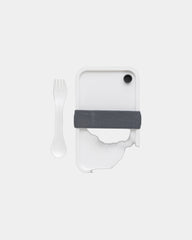 Lunchbox PP 0,8L met vork-lepel om te personaliseren - 16