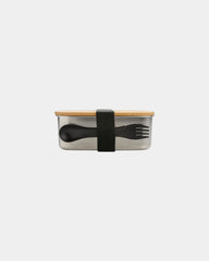 Lunchbox rvs met bamboe deksel 0,9L om te personaliseren - 5