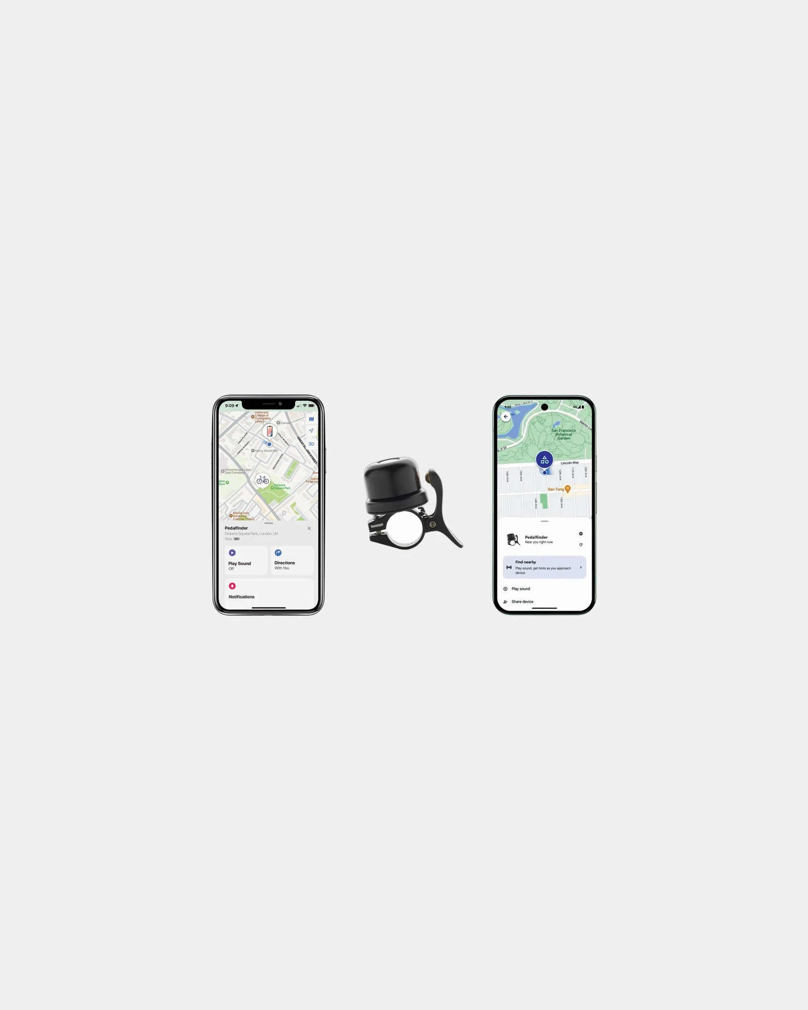 Fietsbel met dual geolocatie waterdicht om te personaliseren - 1