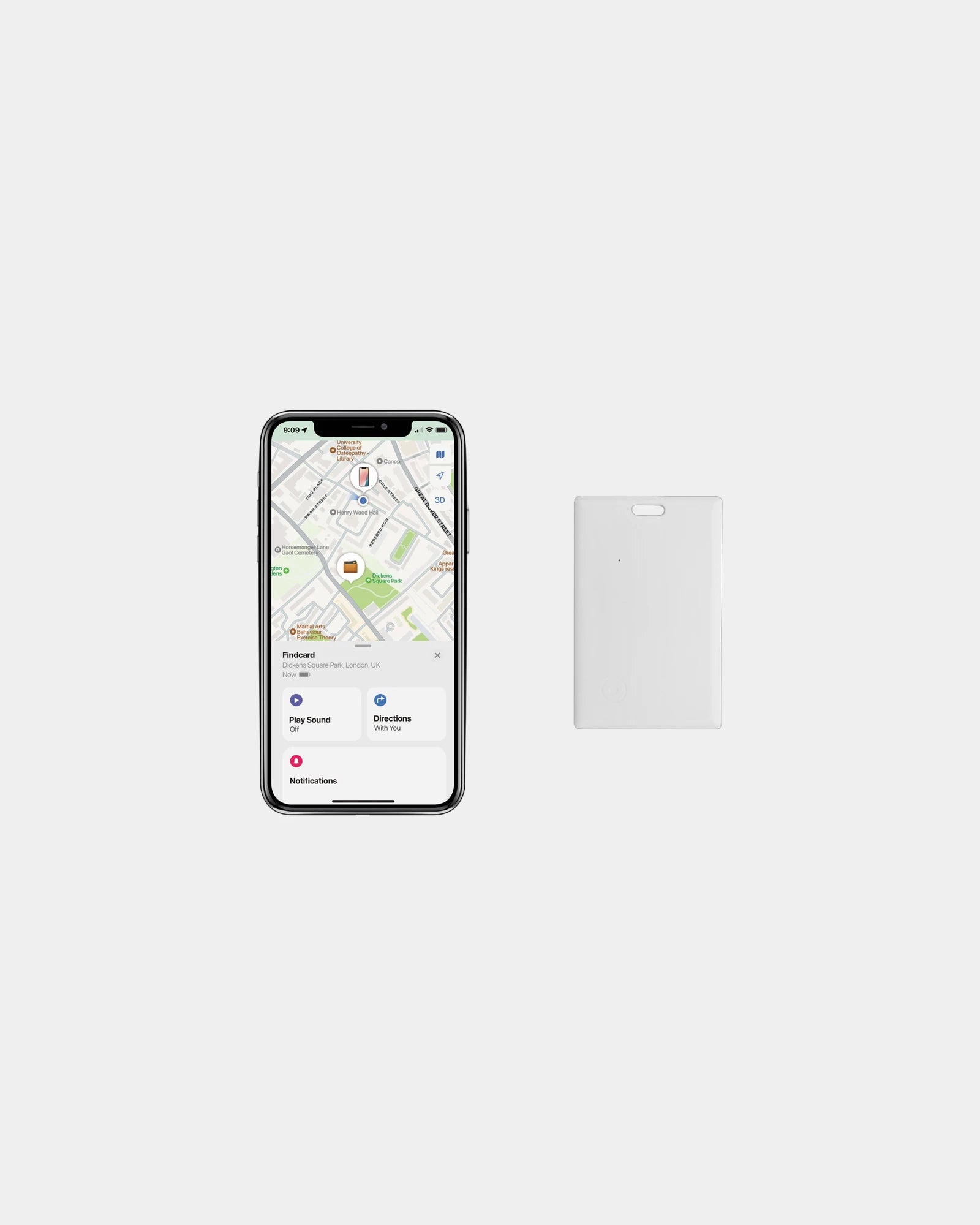 Locatiekaart gerecycled RCS ABS om te personaliseren - 1