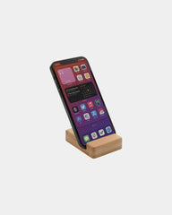 Telefoonhouder FSC-bamboe met kraftbox om te personaliseren - 1