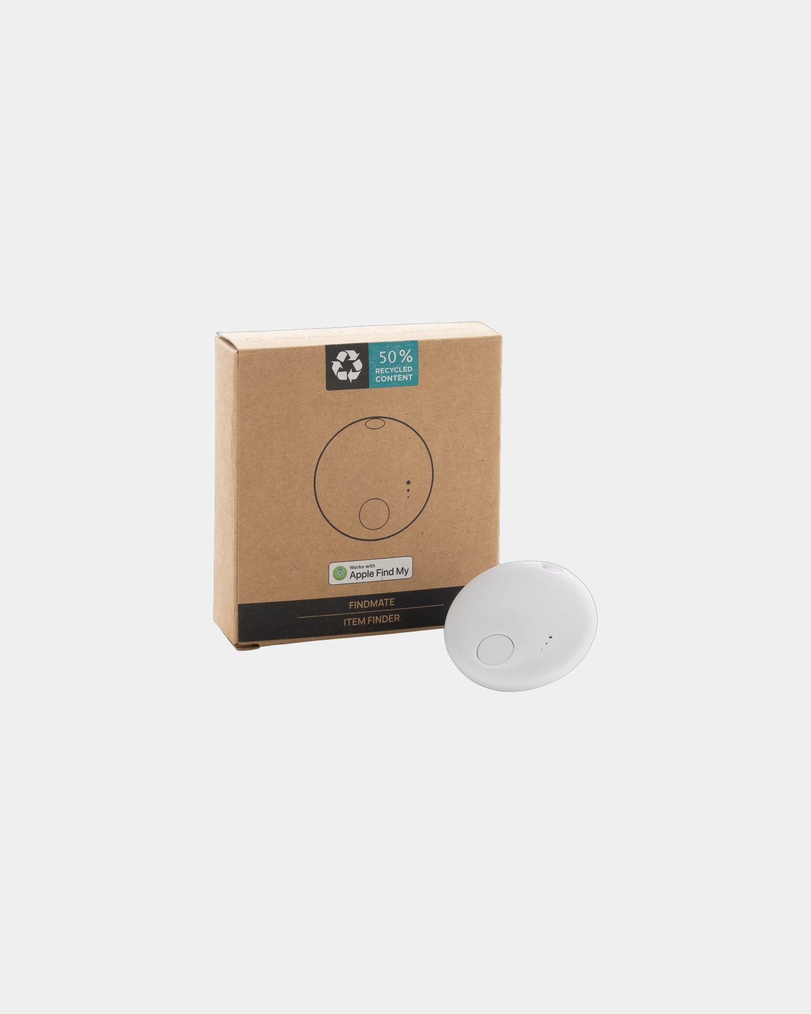 Sleutelvinder gerecycled ABS Findmate om te personaliseren - 2