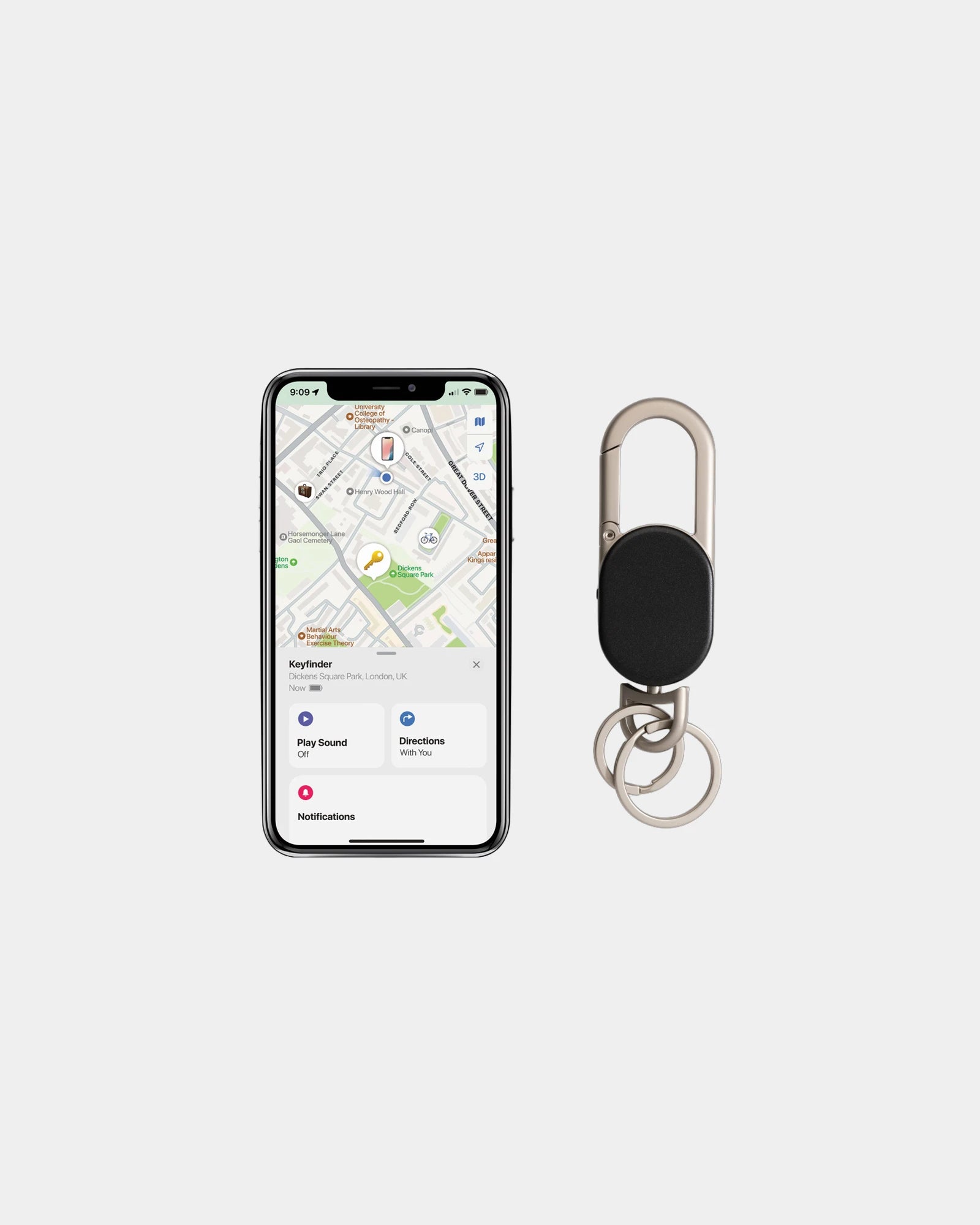 Sleutelhanger USB-C geolocatie om te personaliseren - 3