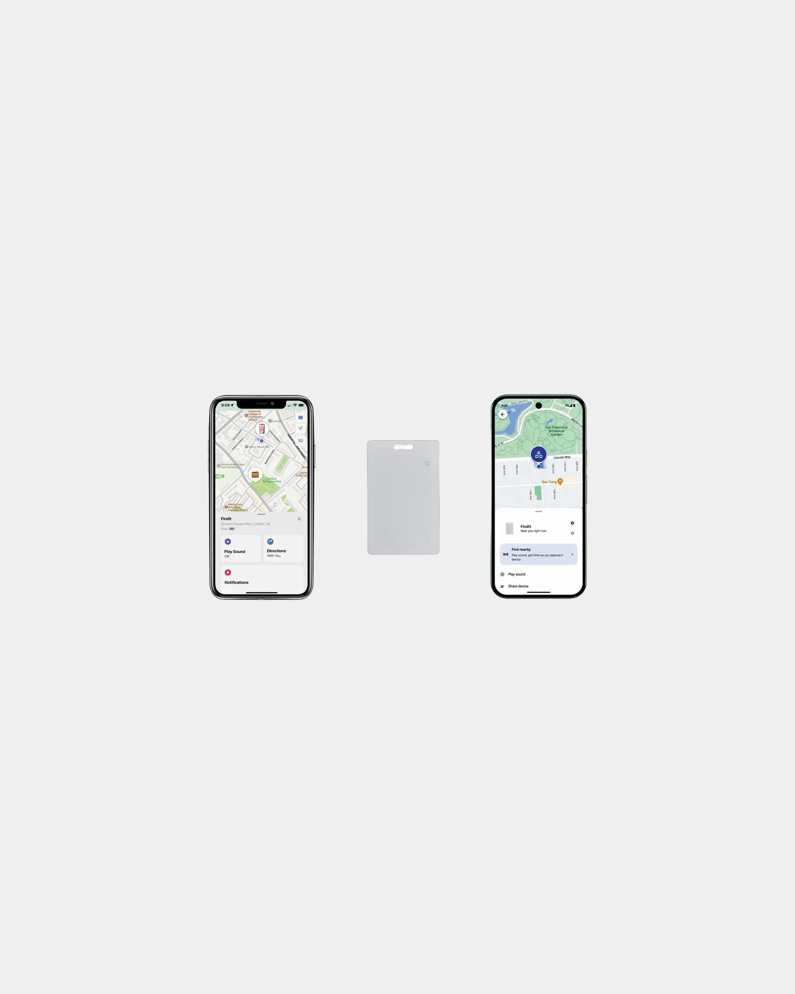 Locatiekaart gerecycled RCS Findit Dual om te personaliseren - 2