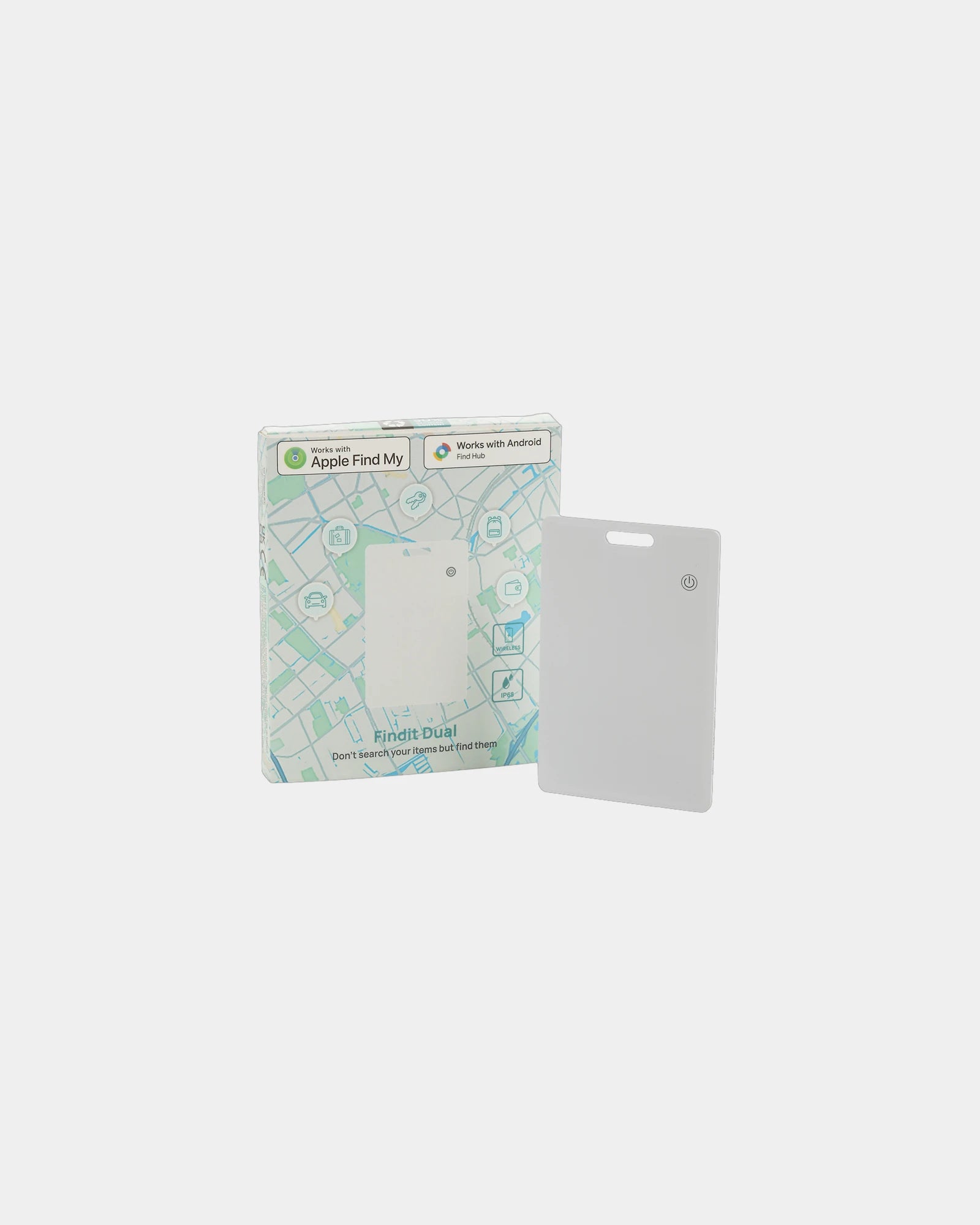Locatiekaart gerecycled RCS Findit Dual om te personaliseren - 1