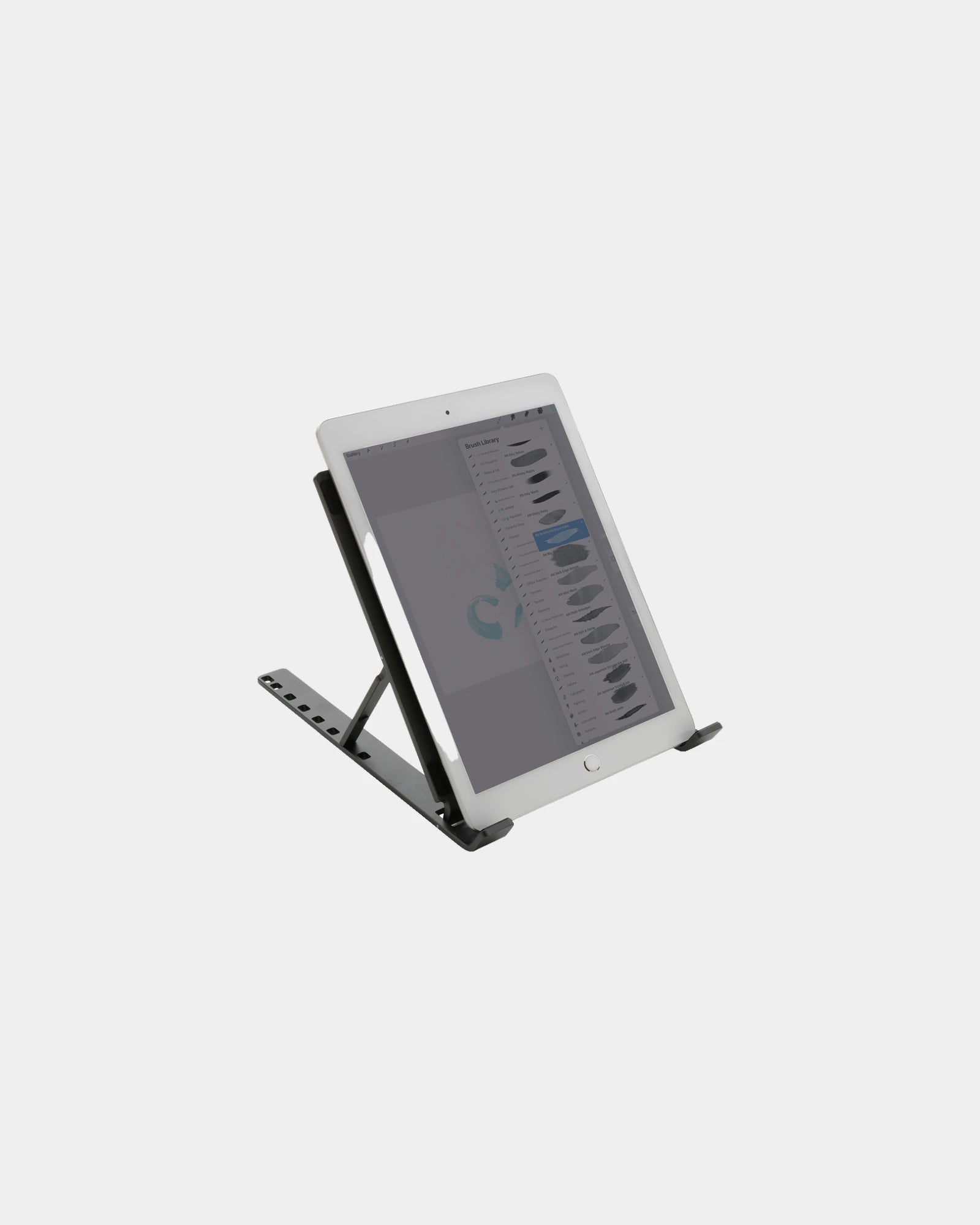 Laptopstandaard gerecycled aluminium om te personaliseren