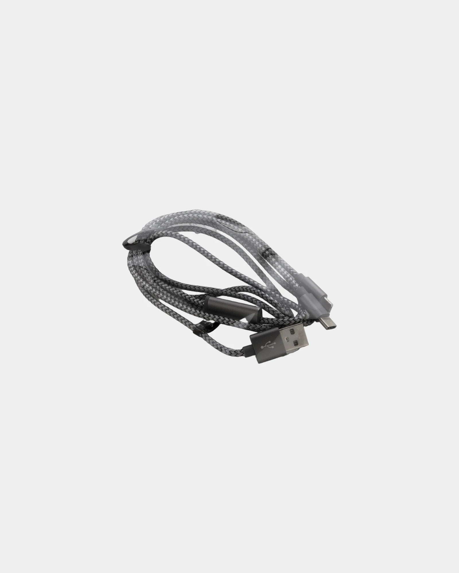 Gevlochten kabel 3-in-1 nylon 120 cm om te personaliseren - 5