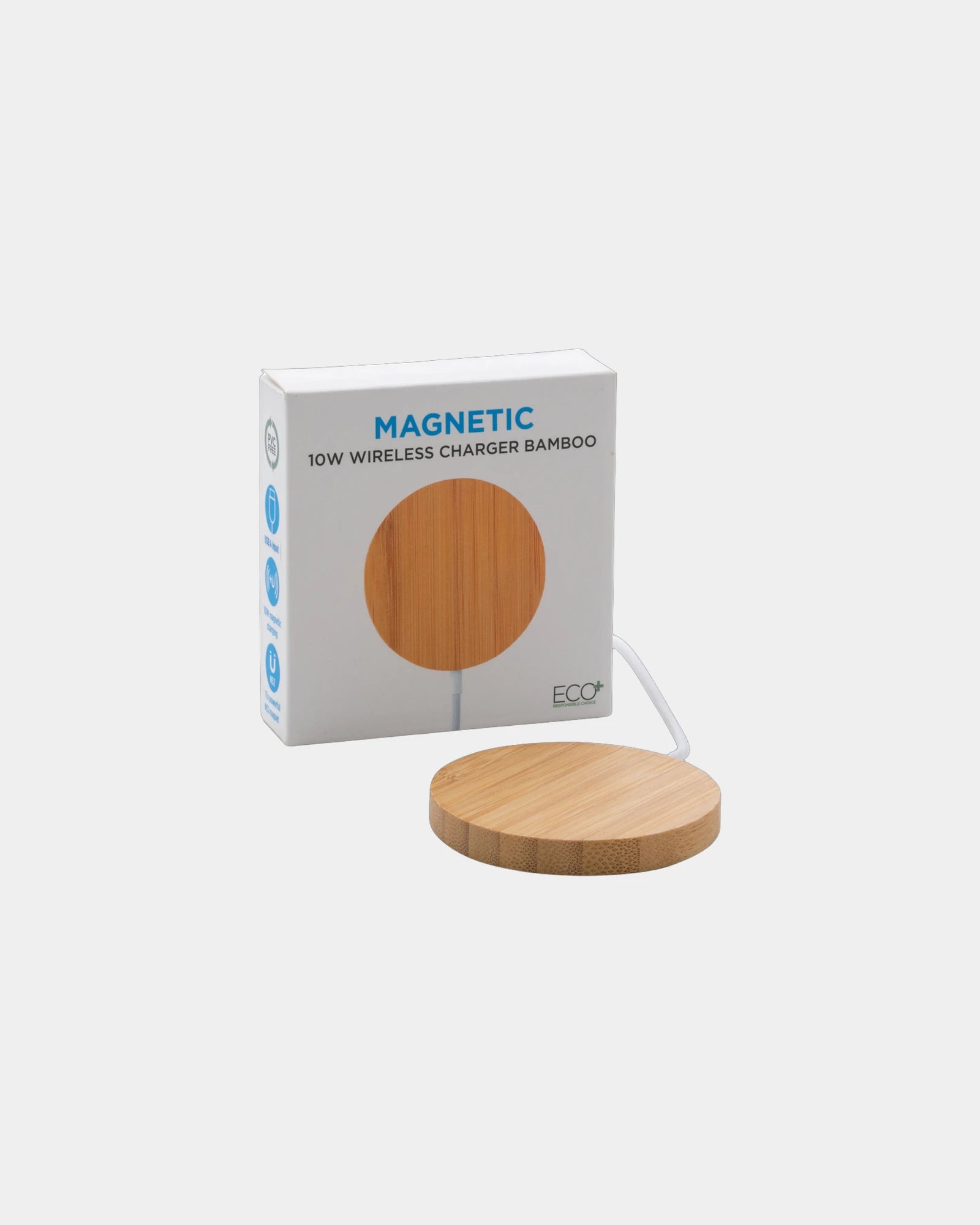 Draadloze oplader magnetisch bamboe 10W om te personaliseren - 6