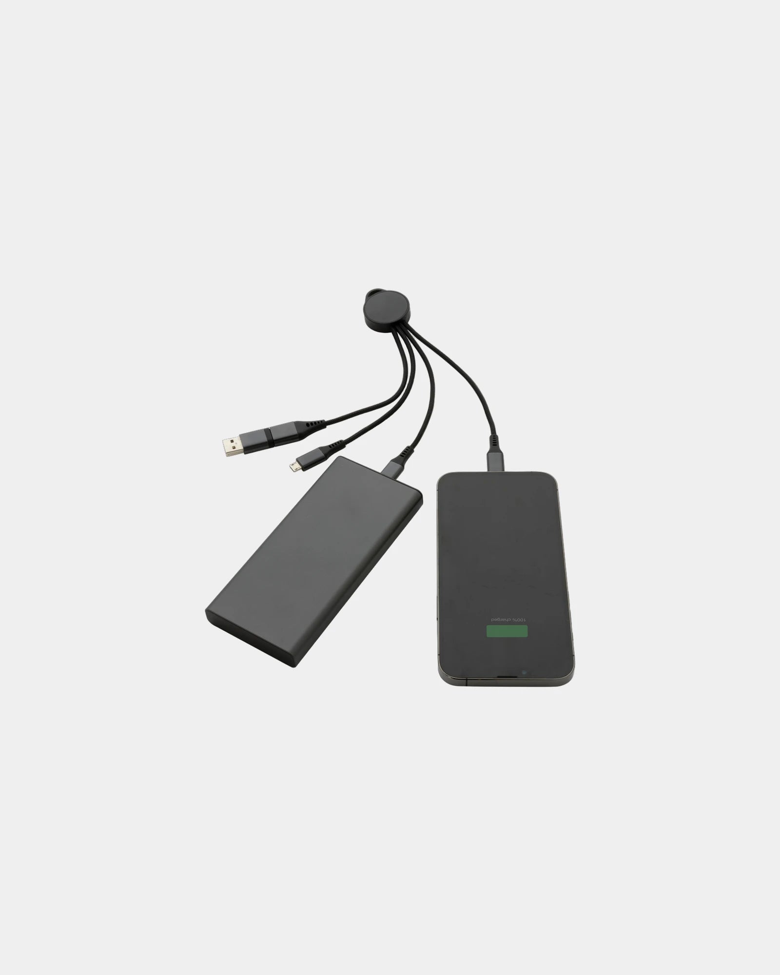 Multikabel 6-in-1 gerecycled aluminium om te personaliseren - 2