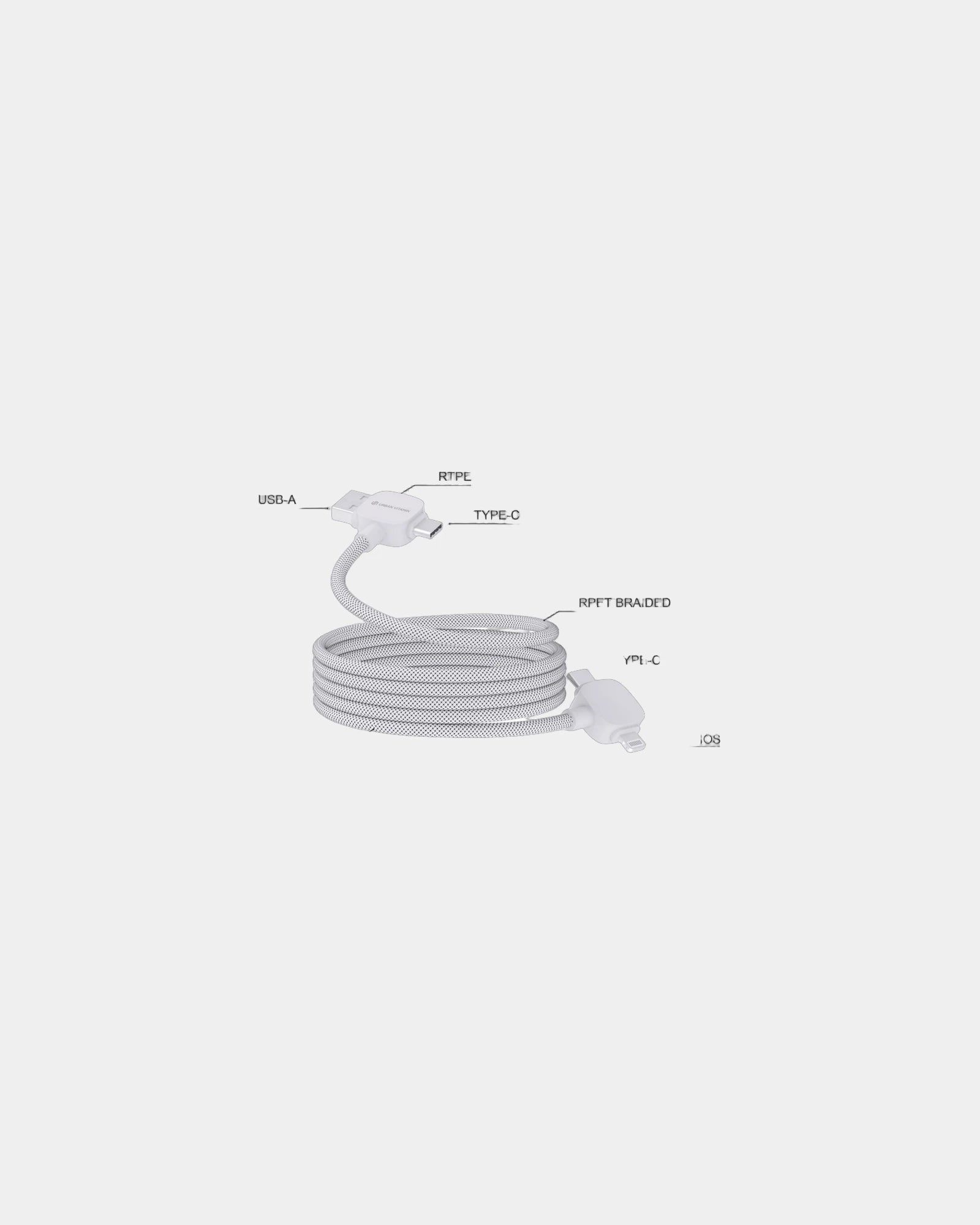 Oplaadkabel gerecycled RCS Stockton om te personaliseren - 9