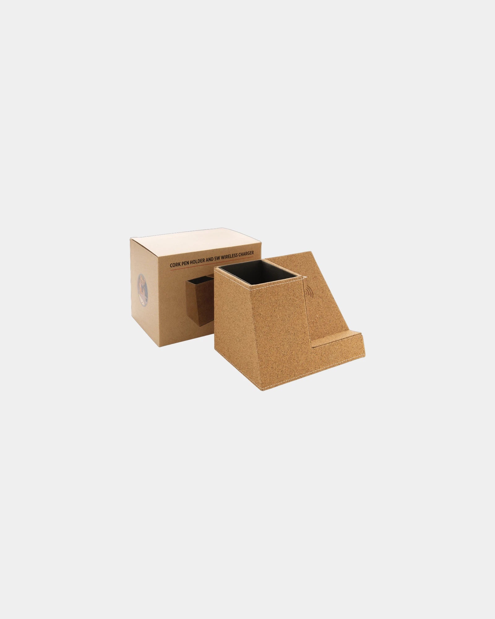 Draadloze oplader kurk met pennenhouder om te personaliseren - 6
