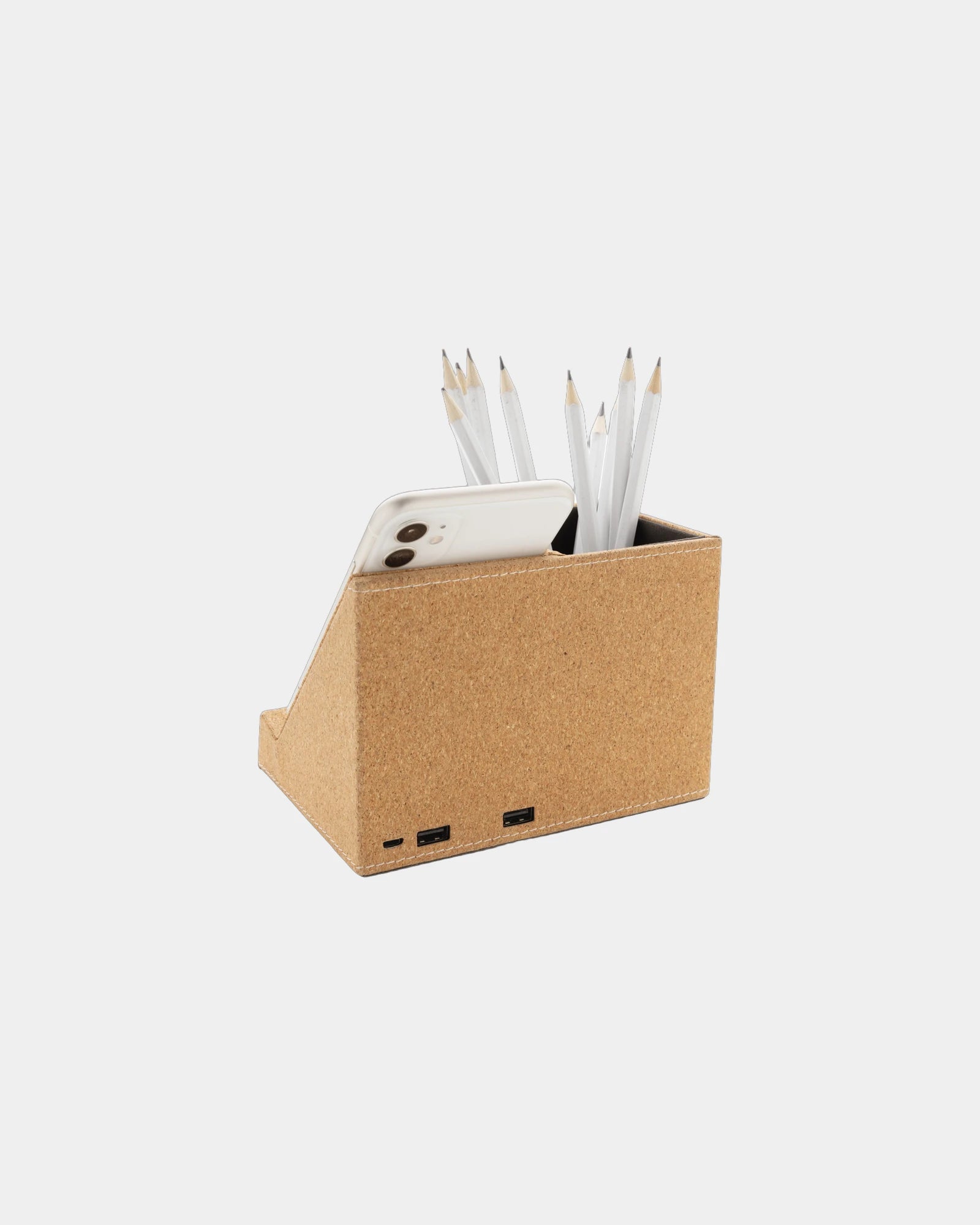 Draadloze oplader kurk met pennenhouder om te personaliseren - 5