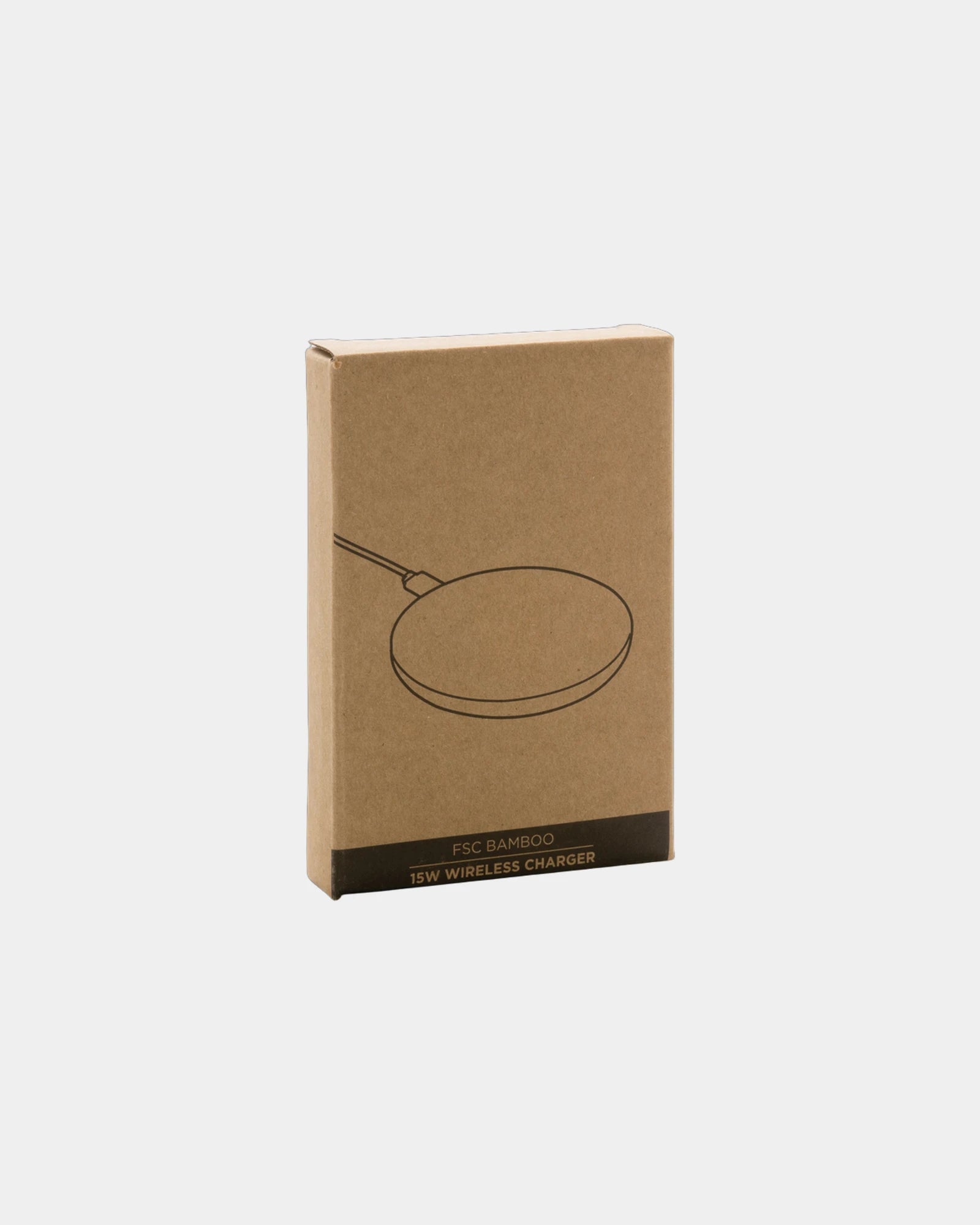 Draadloze oplader 15W FSC bamboe om te personaliseren - 2