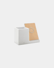 Draadloze gerecyclede oplader ABS om te personaliseren - Wit
