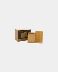 Draadloze oplader bamboe FSC gerecycled om te personaliseren - 2