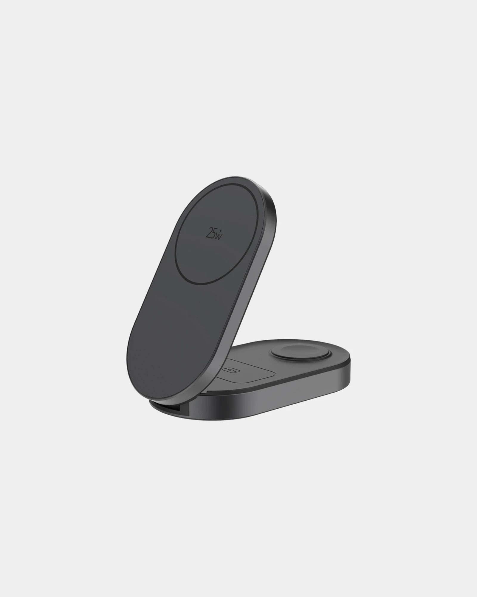 Draadloze oplader 25W opvouwbaar om te personaliseren - Grijs