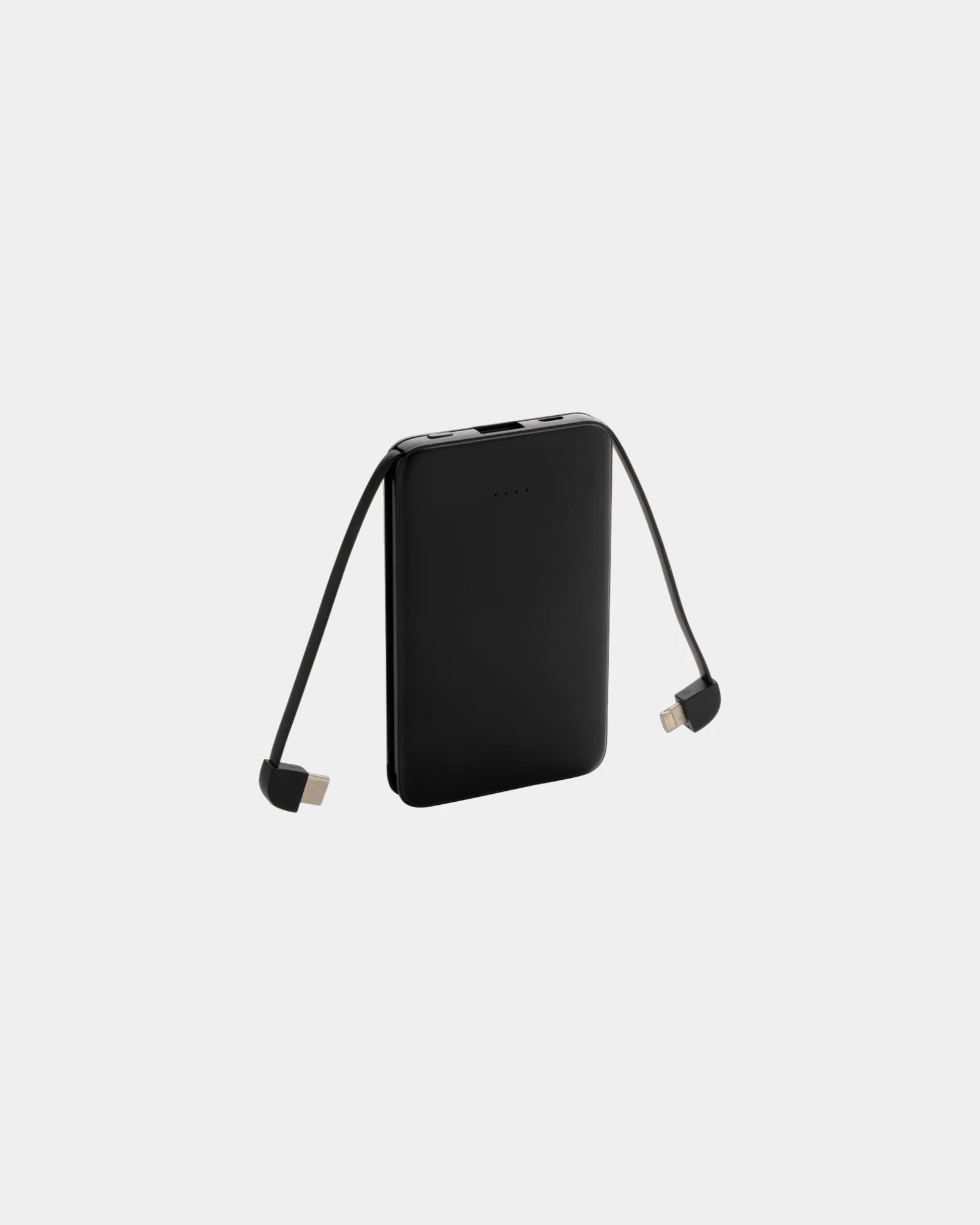 Powerbank 5000 mAh met LED-scherm om te personaliseren - Zwart
