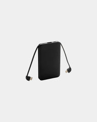 Powerbank 5000 mAh met LED-scherm om te personaliseren - Zwart