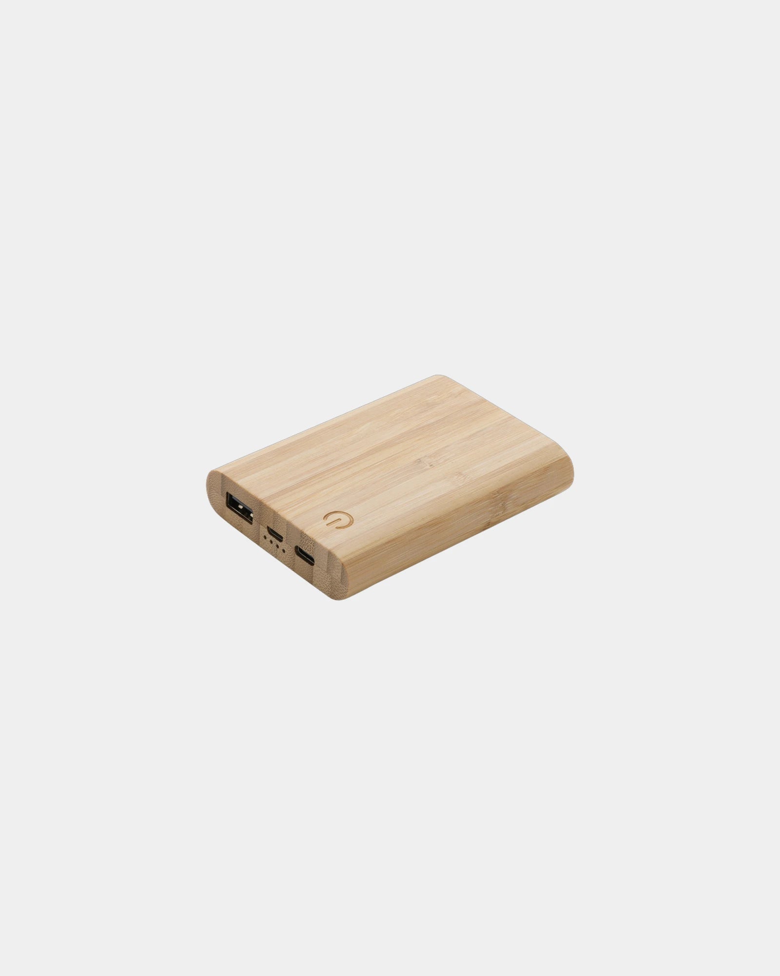 Powerbank bamboe FSC 5000 mAh om te personaliseren - Bruin