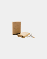 Powerbank bamboe FSC 5000 mAh om te personaliseren - 5