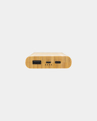 Powerbank bamboe FSC 8000 mAh draadloos om te personaliseren - 4
