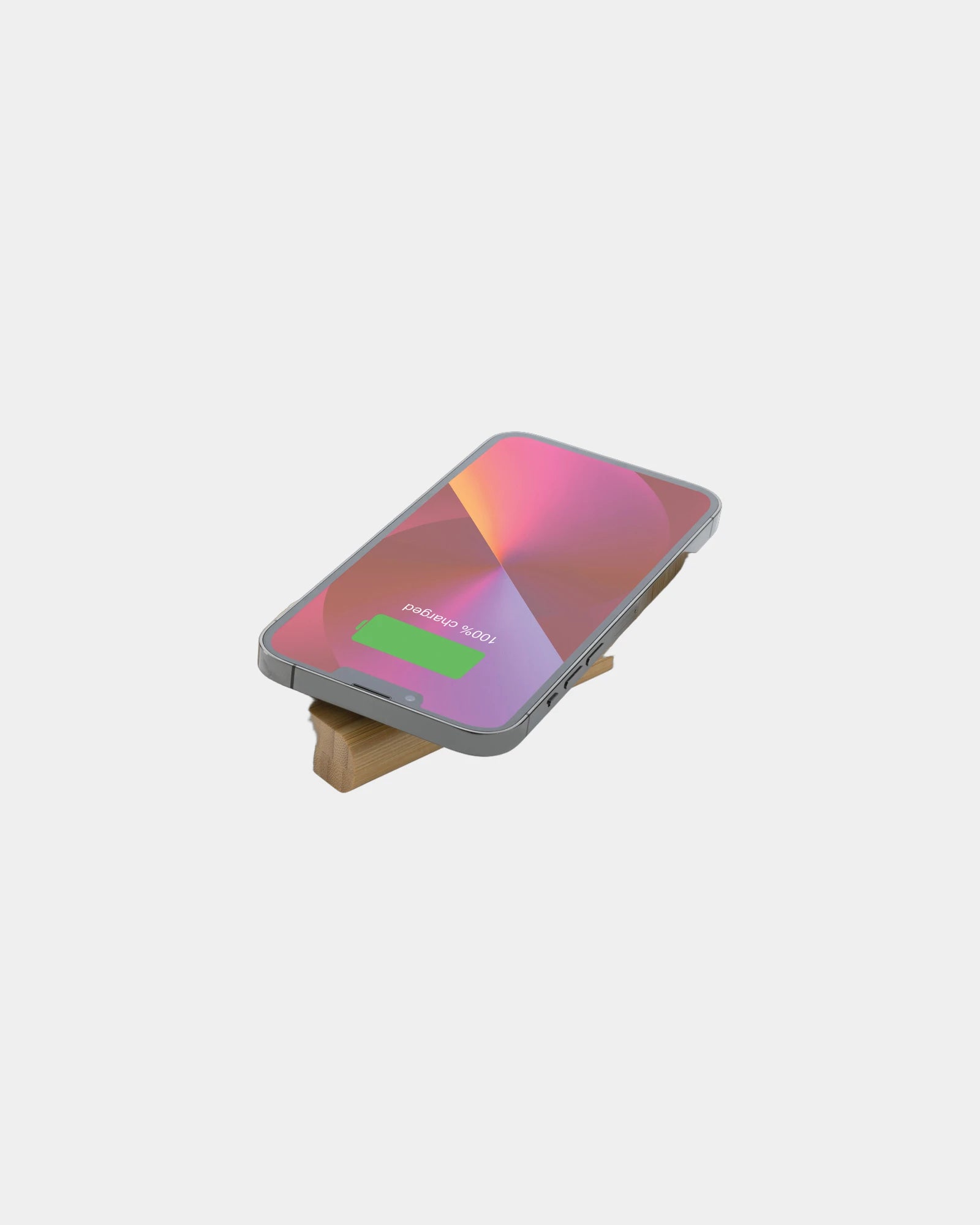 Powerbank bamboe FSC 8000 mAh draadloos om te personaliseren - 1