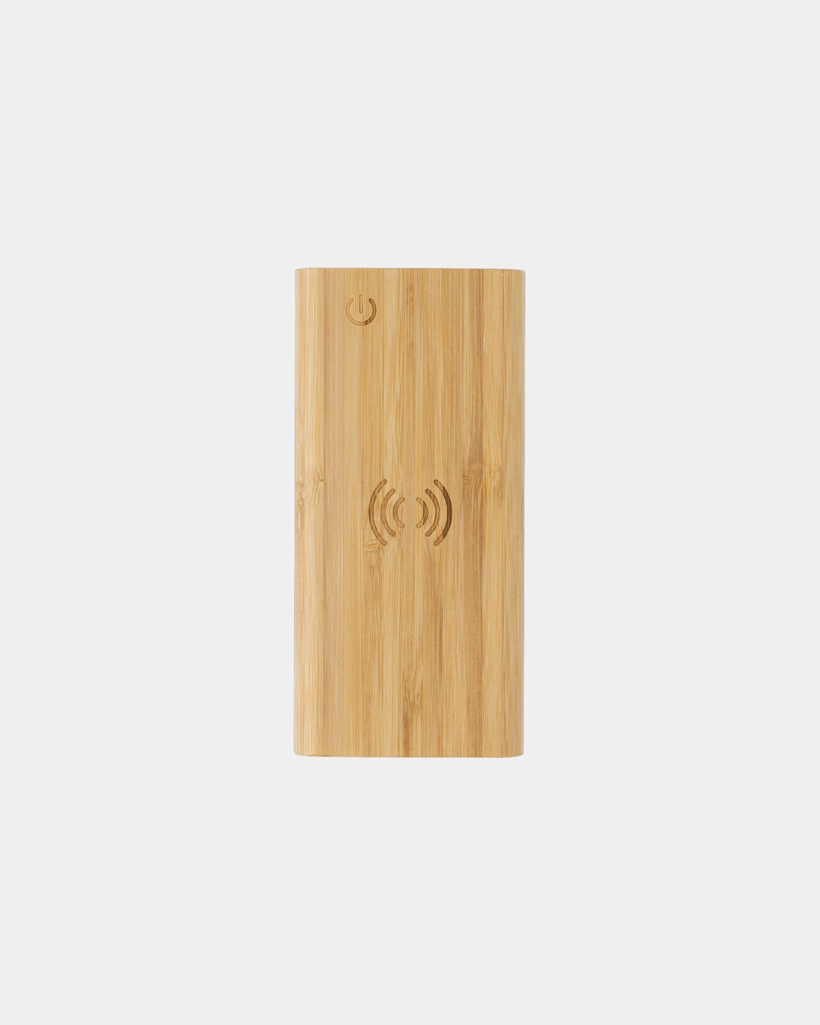 Powerbank bamboe FSC 8000 mAh draadloos om te personaliseren - 3