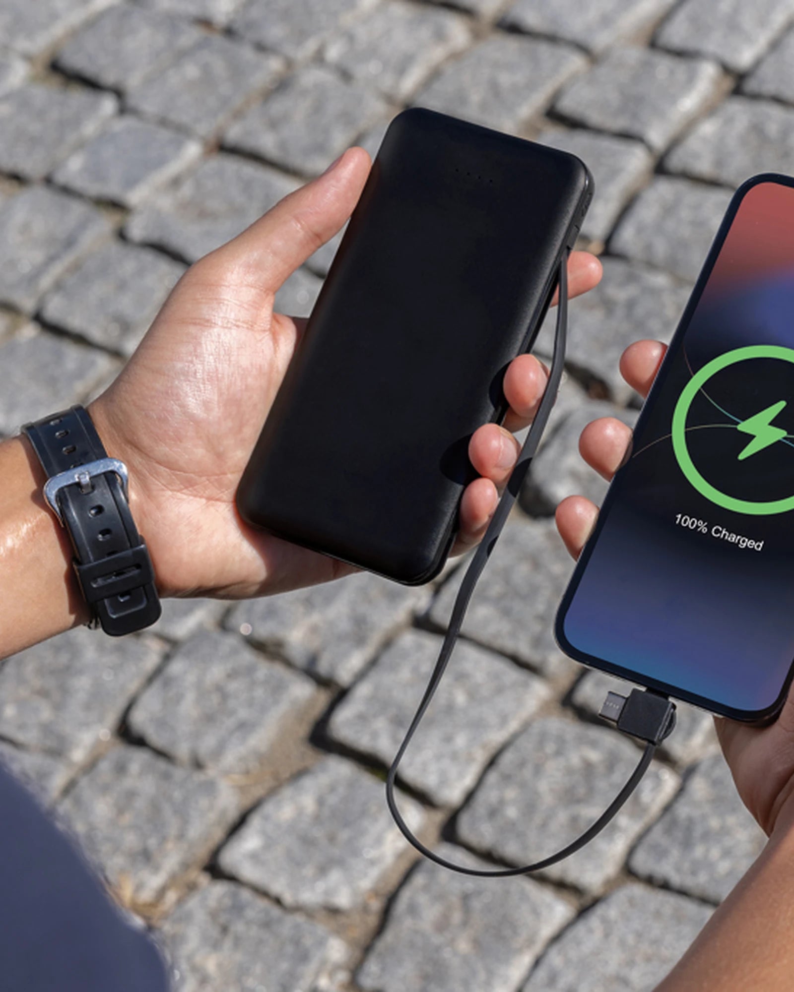Powerbank RCS gerecycled 10.000 mAh om te personaliseren - 9