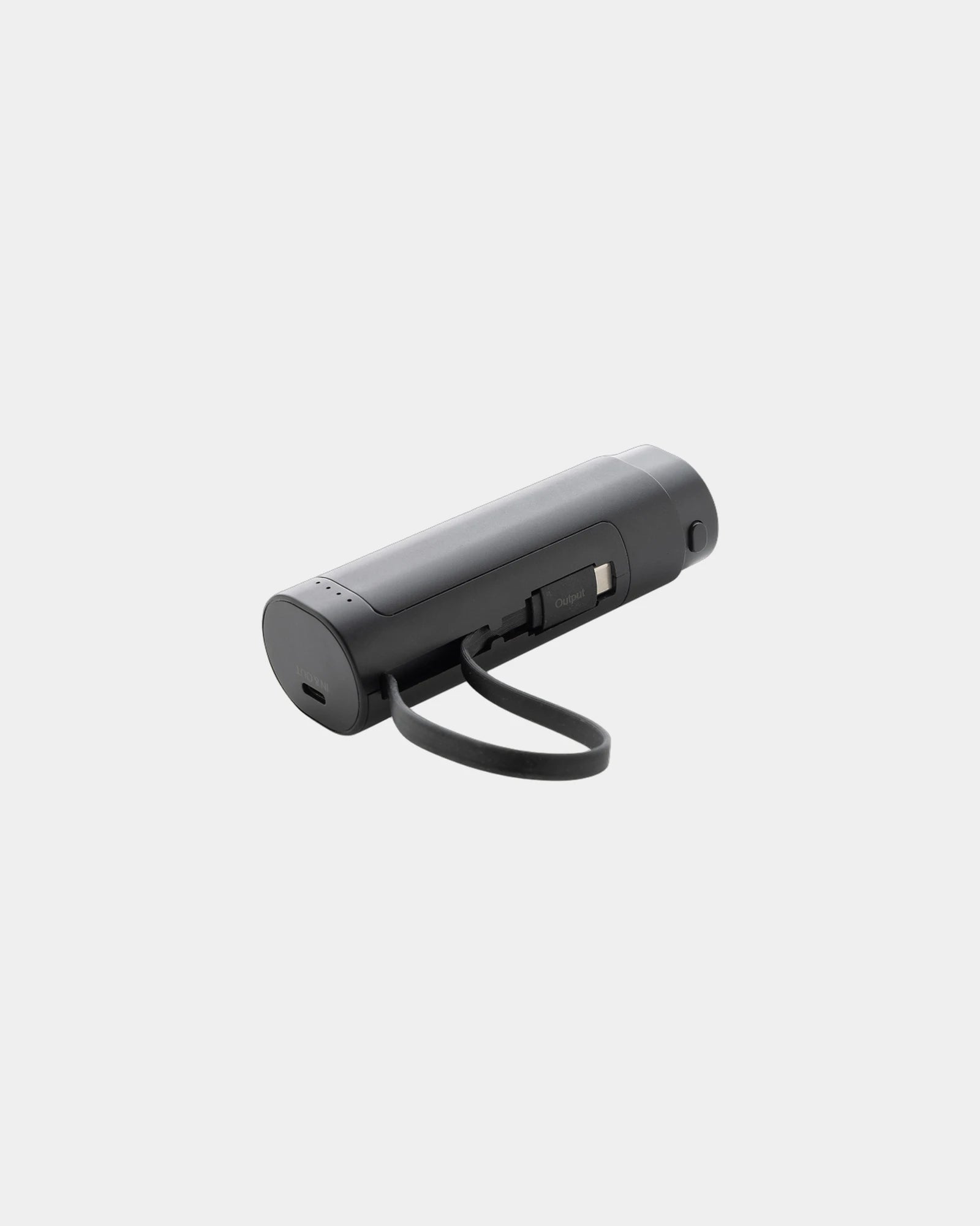 Gerecyclede powerbank ABS 5000 mAh om te personaliseren - Zwart