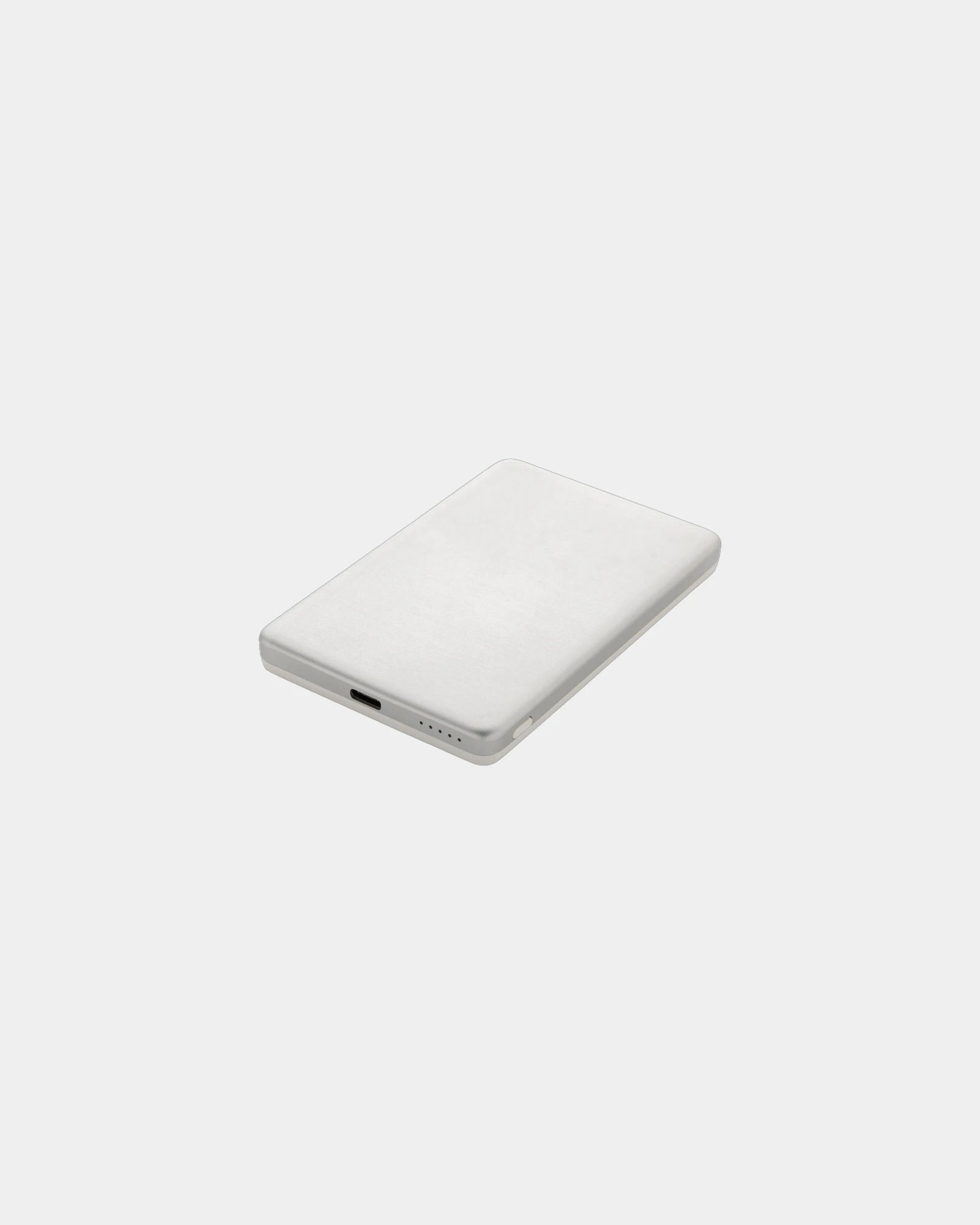 Powerbank van gerecycled aluminium om te personaliseren - Zilver