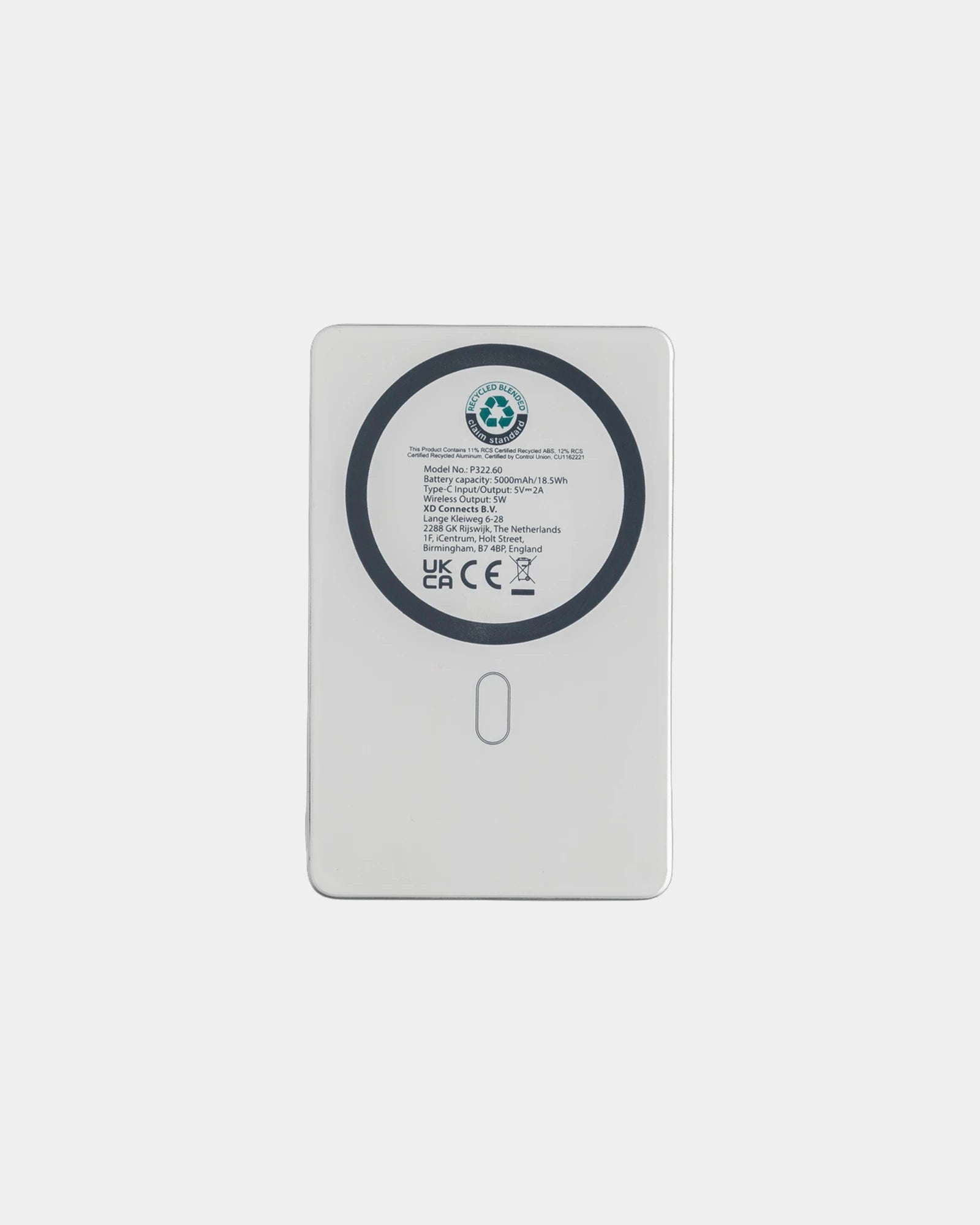Powerbank van gerecycled aluminium om te personaliseren - 12