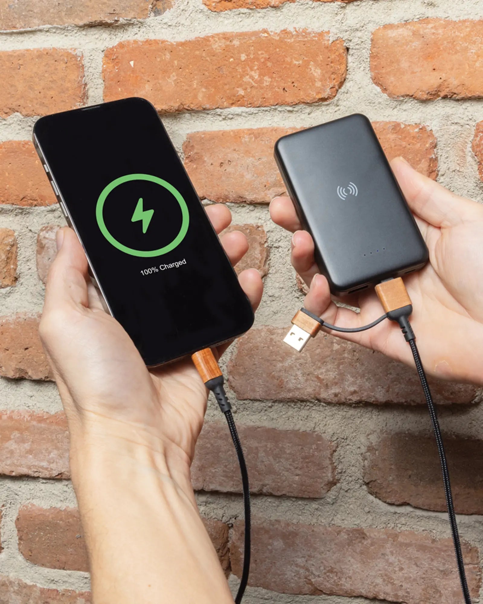 Gerecyclede powerbank RCS draadloos om te personaliseren - 6