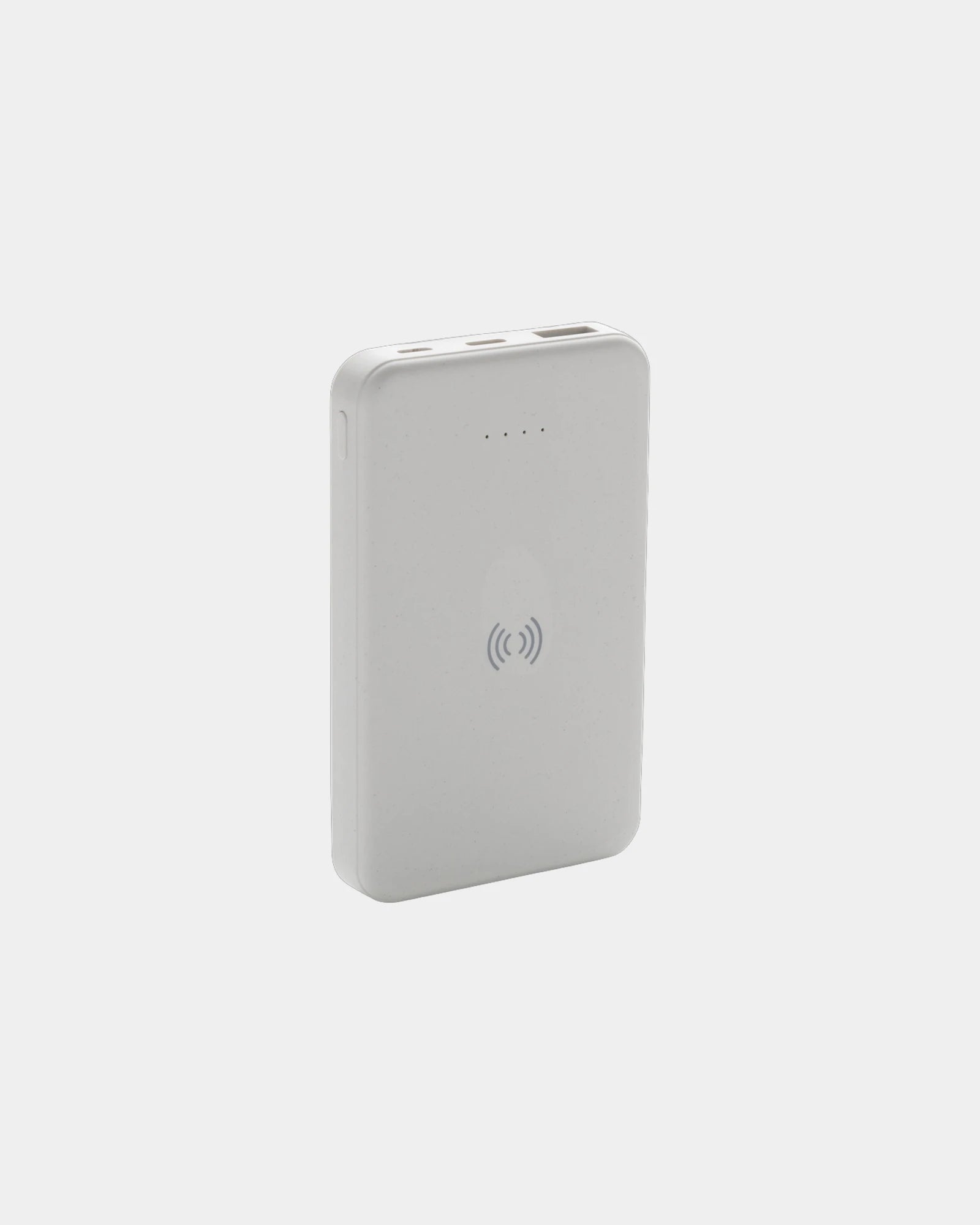 Gerecyclede powerbank RCS draadloos om te personaliseren - Wit