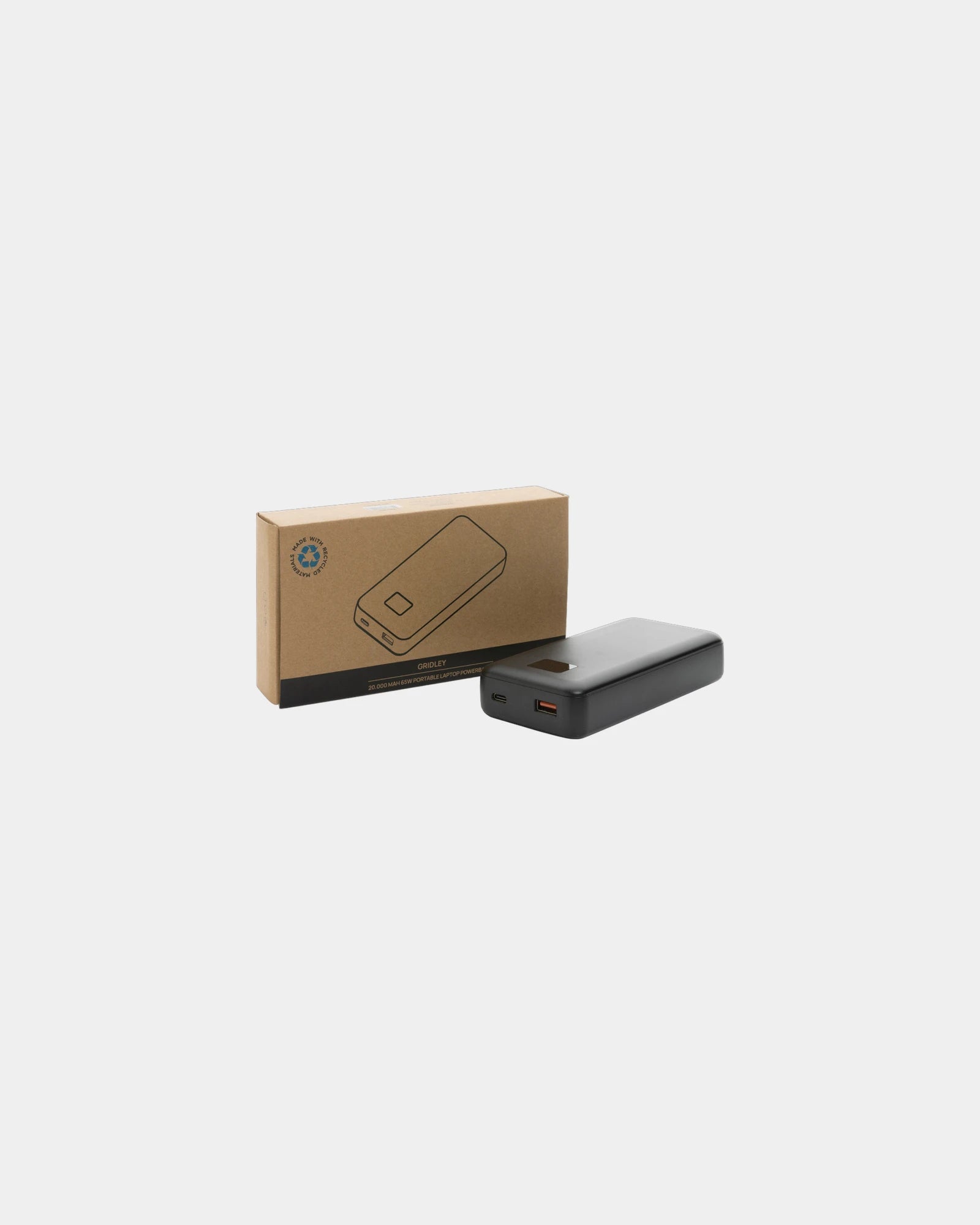 Powerbank 20.000mAh gerecycled ABS RCS om te personaliseren - 6