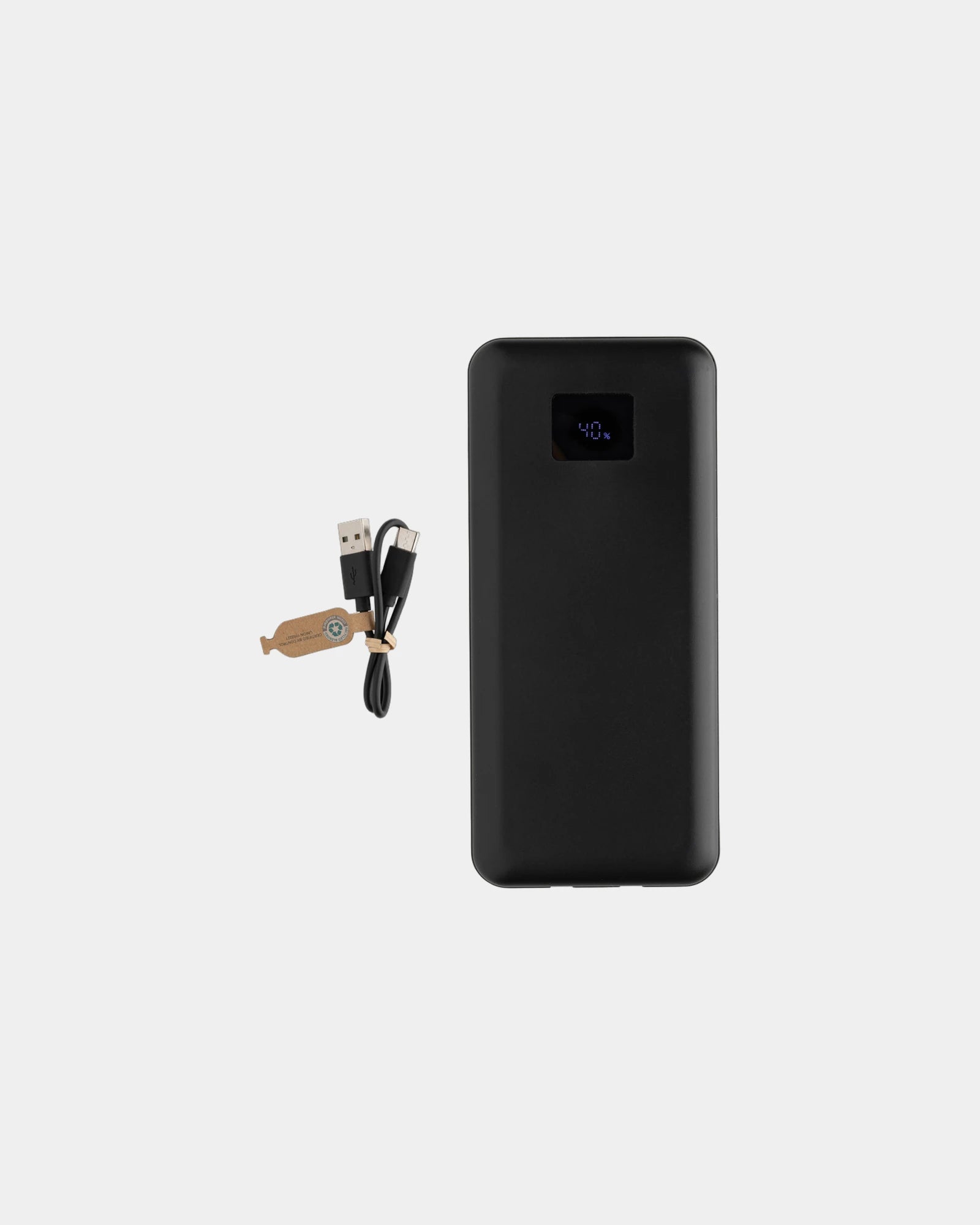Powerbank 20.000mAh gerecycled ABS RCS om te personaliseren - 3