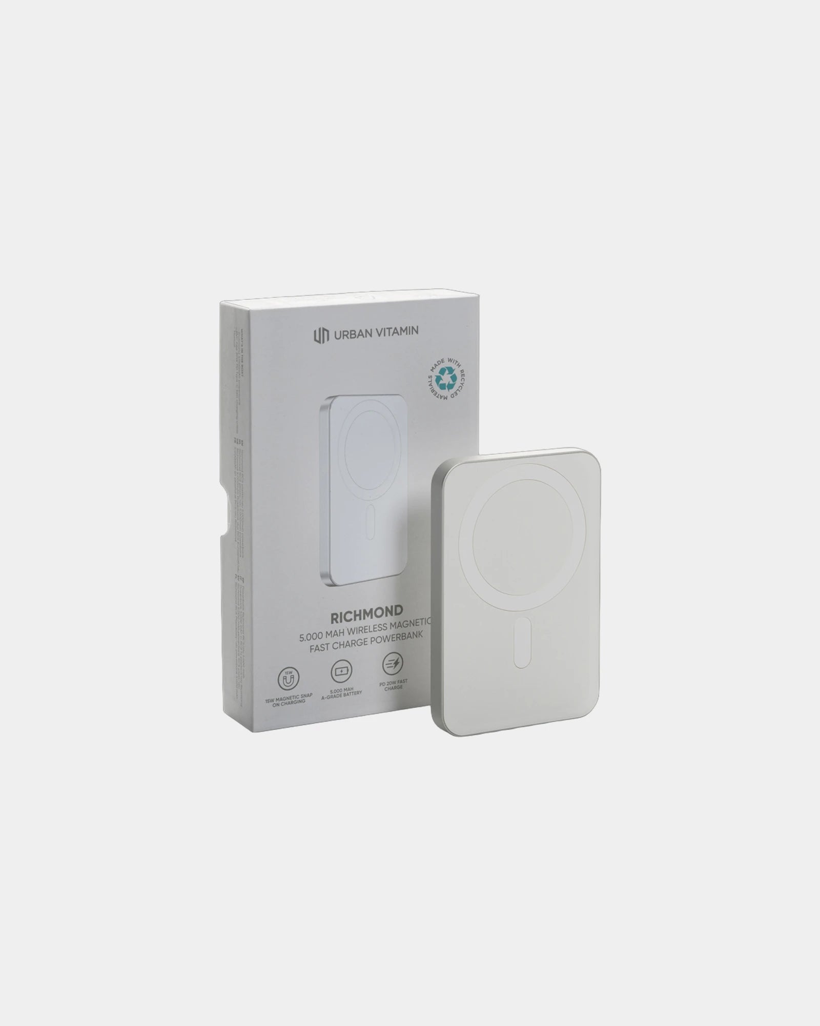 Powerbank magnetisch gerecycled Malibu om te personaliseren - 12