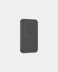 Powerbank magnetisch gerecycled Malibu om te personaliseren - Zwart