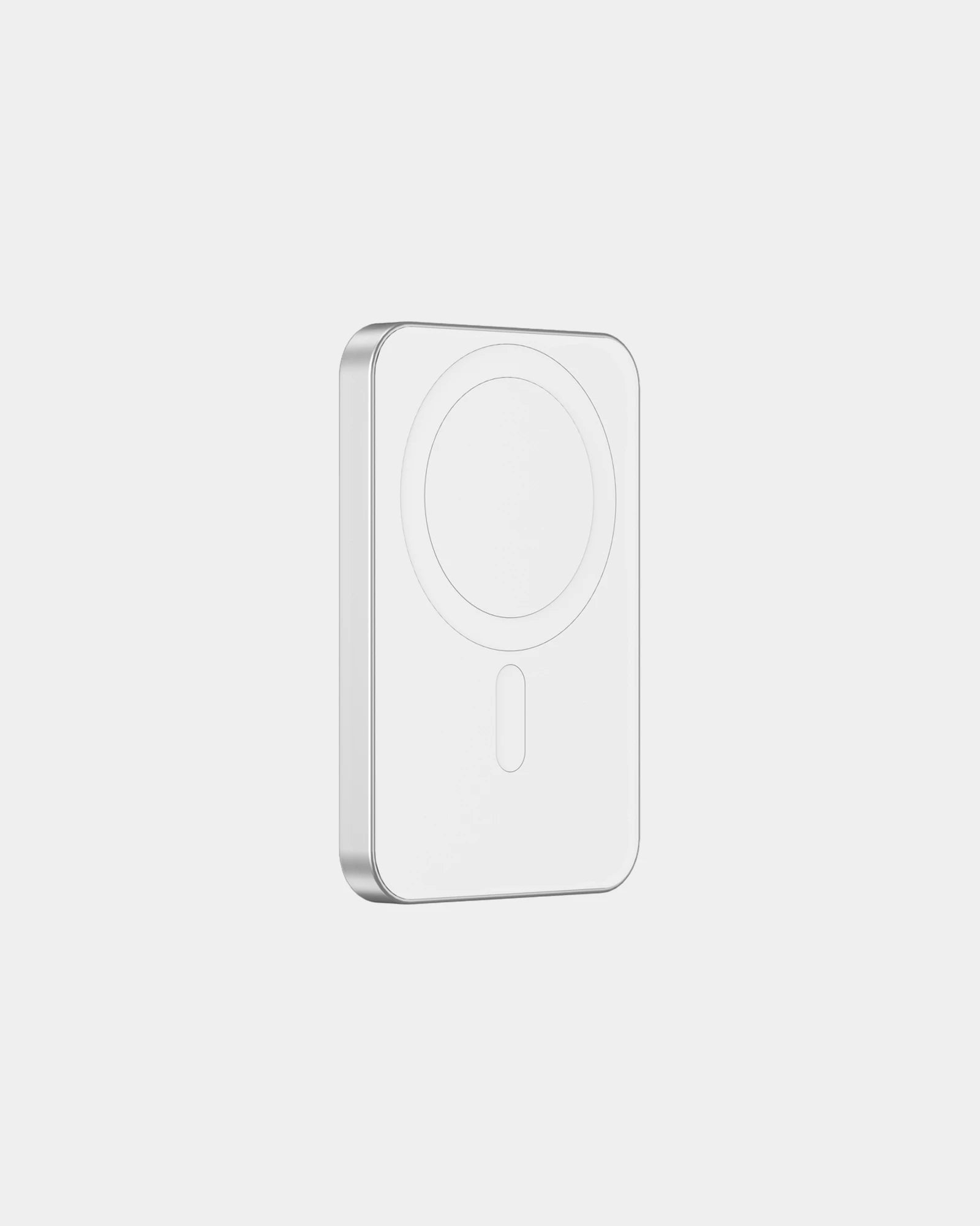 Powerbank magnetisch gerecycled Malibu om te personaliseren - Zilver