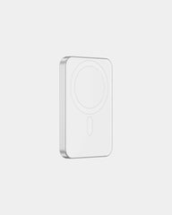 Powerbank magnetisch gerecycled Malibu om te personaliseren - Zilver