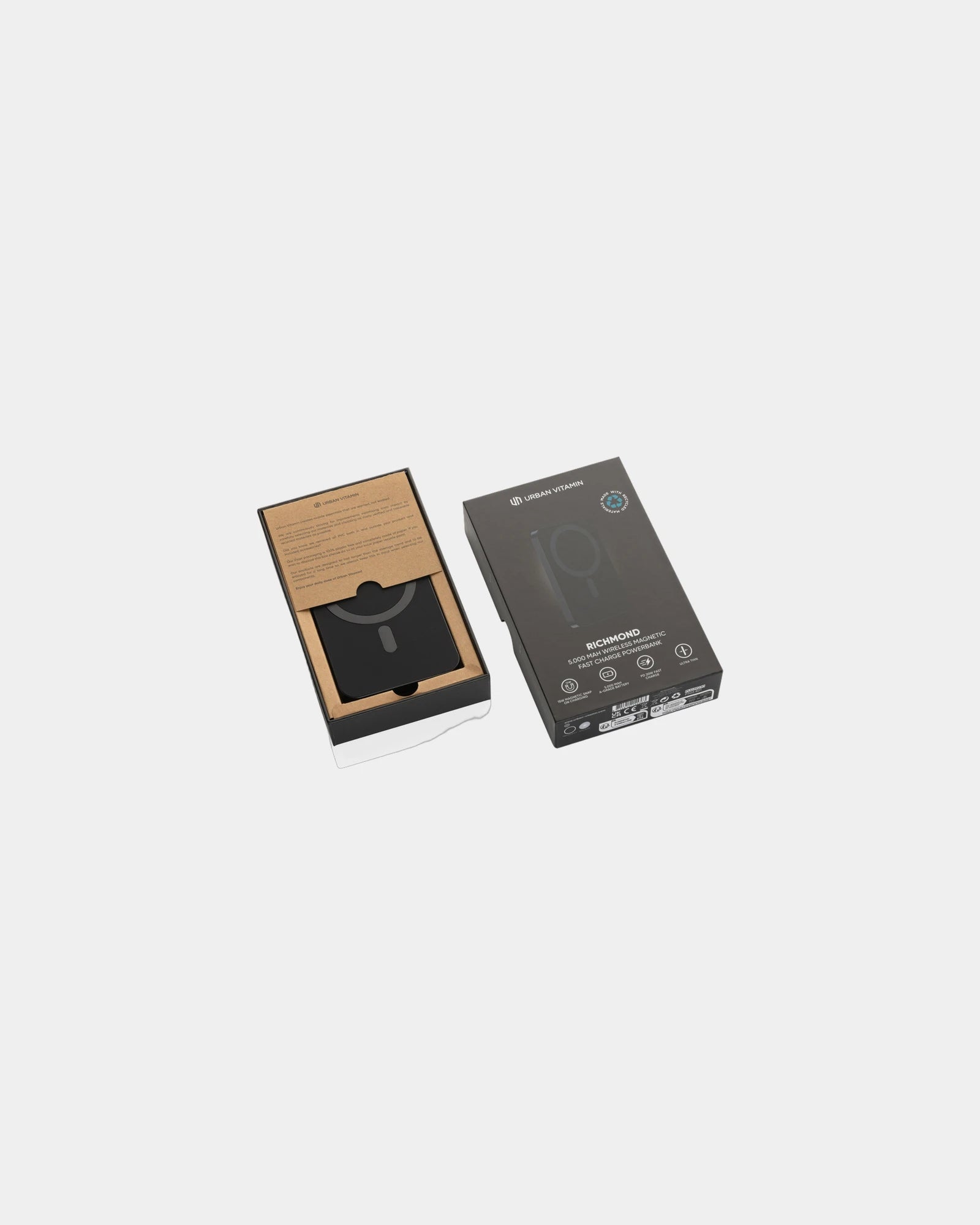 Powerbank magnetisch gerecycled Malibu om te personaliseren - 4