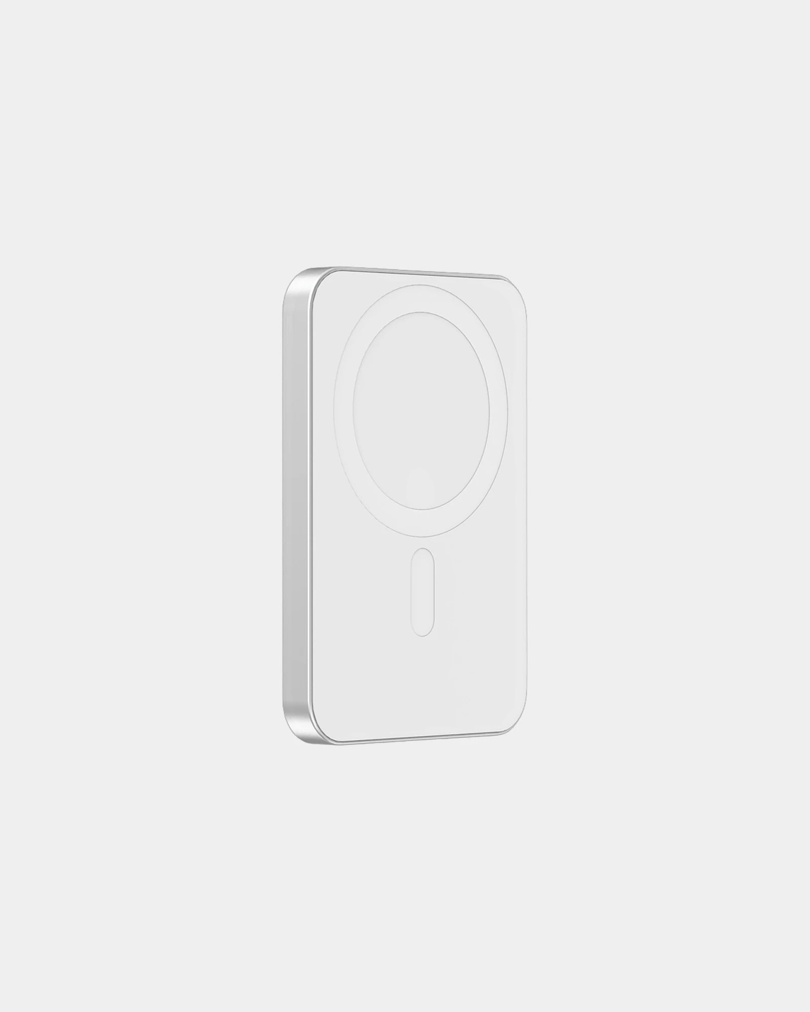 Powerbank magnetisch gerecycled Malibu om te personaliseren - Zilver