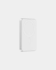 Powerbank magnetisch gerecycled Malibu om te personaliseren - Zilver