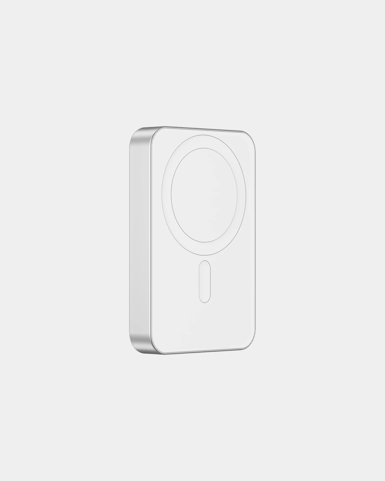 Powerbank magnetisch gerecycled Compton om te personaliseren - Zilver