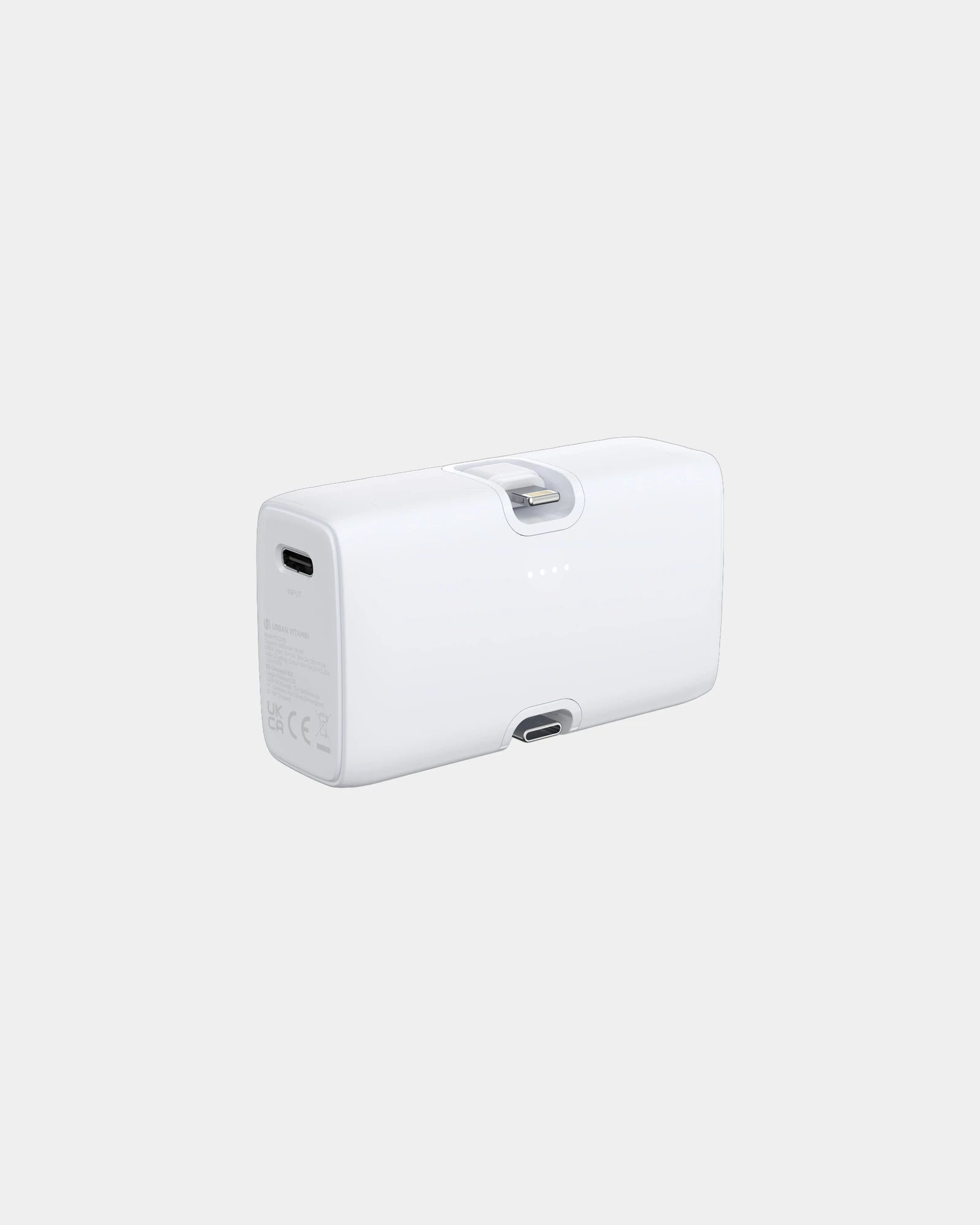 Gerecyclede powerbank 20W snelladen LA om te personaliseren - Wit