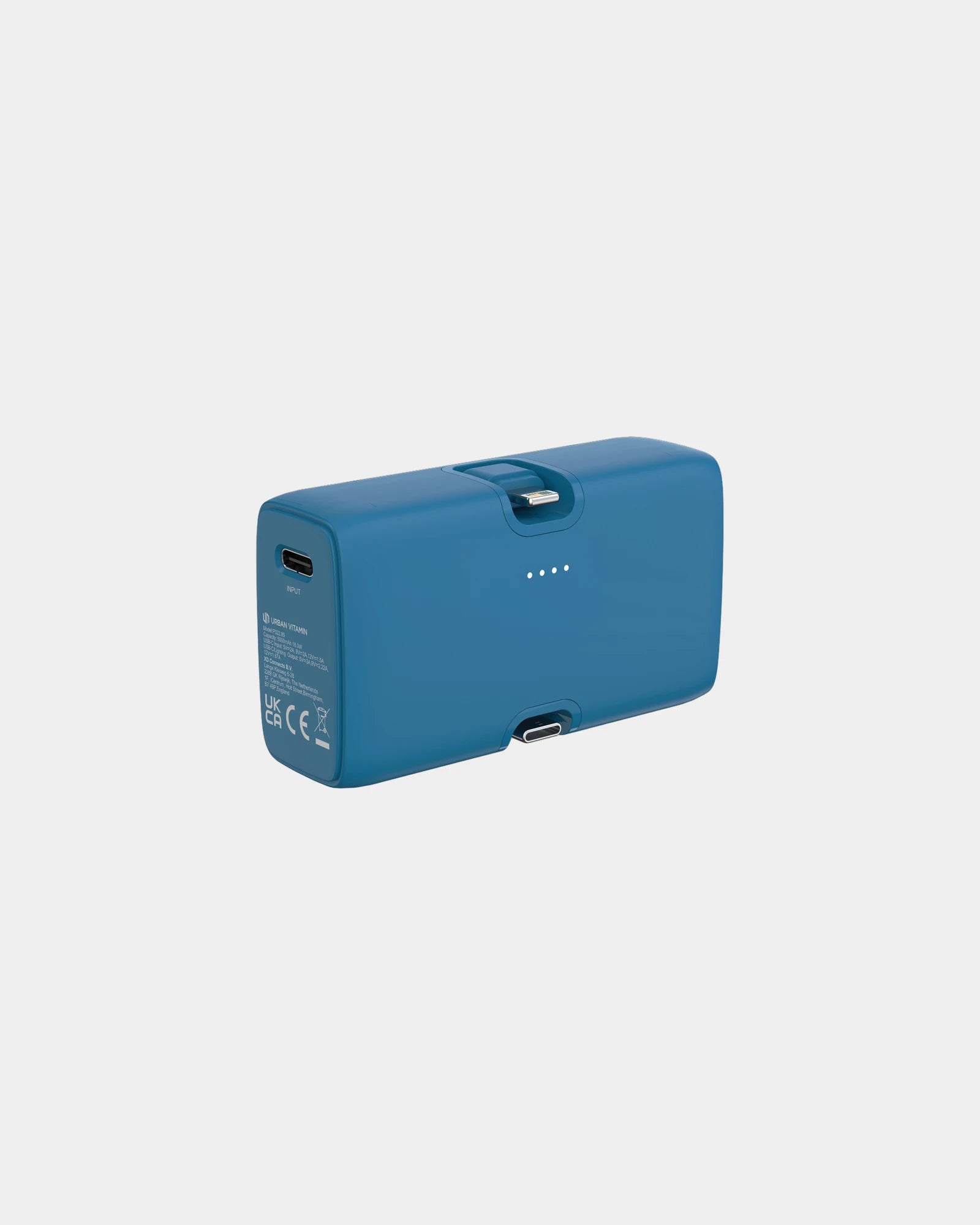 Gerecyclede powerbank 20W snelladen LA om te personaliseren - Blauw